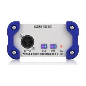 Klark Teknik DN100 V2 Genişletilmiş Dinamik Aralıklı Aktif DI Box
