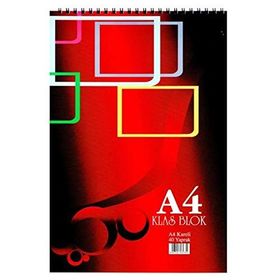 Klas A5 40 Yaprak Spiralli Kareli Bloknot