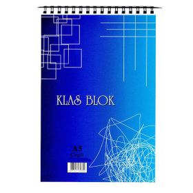 Klas A5 40 Yaprak Spiralli Kareli Bloknot