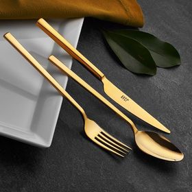 Klas Titanyum Gold 84 Parça Çatal Kaşık Bıçak Takımı