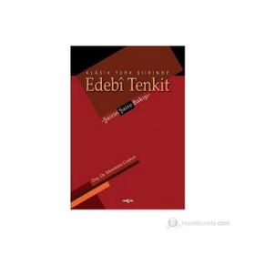 Klasik Türk Şiirinde Edebi Tenkit - Menderes Coşkun