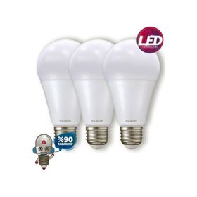 Klaus 3'lü 6500K Beyaz Işık 9W Led Lamba