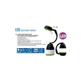 Klaus 6W 300LUM 3000 Mah Şarjlı Kamp Işığı