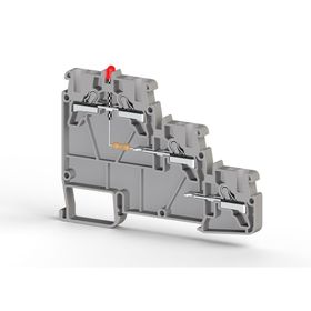 Klemsan 307429 Gri 24 V DC 2.5 mm 3 Katlı Ledli Sensör Klemensi