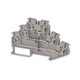 Klemsan 311549 SRD 2.5_3F Gri Yaylı 2.5 mm Üç Katlı Klemens