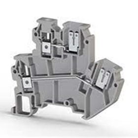 Klemsan 317129 2.5 mm İki Katlı 1 Giriş 3 Çıkış Gri Vidalı Klemens