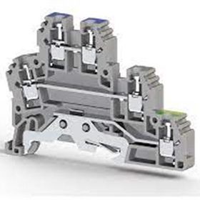 Klemsan 324209 PUK 2T 2.5 mm Gri Vidalı Üç katlı Klemens