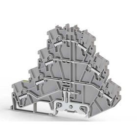 Klemsan 324309 PUK 3T 2.5 mm Gri Vidalı Dört Katlı Klemens