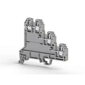 Klemsan 324409 PUK 3S 2.5 mm Üç Katlı Gri Vidalı Klemens