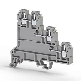 Klemsan 324409 PUK 3S 2.5 mm Üç Katlı Gri Vidalı Klemens