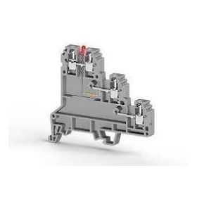 Klemsan 324429 24 V DC Gri 2.5 mm Üç Katlı Ledli Sensör Klemensi