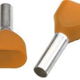 Klemsan 572010 0.5 mm Turuncu Çift Girişli İzoleli Yüksük