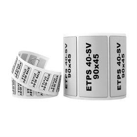 Klemsan 808068 ETPS 40-SV 60x30 Yapışkanlı Pano Yüzey Etiketi