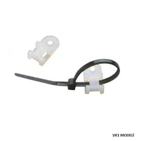 Klemsan Vidalı 100'lü Paket VK1 Kablo Bağı Kroşesi