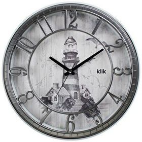 Klik Hisar 40 cm Fener Desenli Duvar Saati