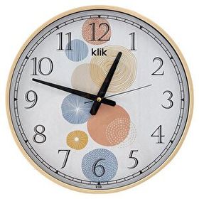 Klik Simplex 38 cm Dekoratif Bahar Desenli Duvar Saati