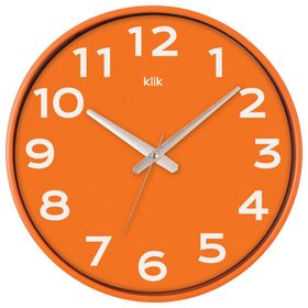 Klik Simplex 38 cm Turuncu Duvar Saati