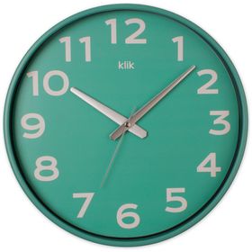 Klik Simplex 38 cm Yeşil Duvar Saati