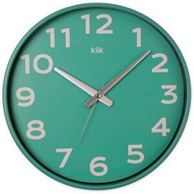 Klik Simplex 38 cm Yeşil Duvar Saati