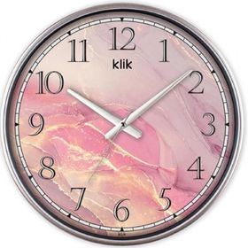 Klik Sİmplex S3 Isparta Mermeri Desenli Ev Ofis Duvar Saati