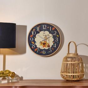 Klik Slim Bilge Lacivert 30 cm Çocuk Odası Duvar Saati