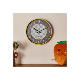 Klik Slim Ralli Sarı 30 cm Çocuk Odası Duvar Saati