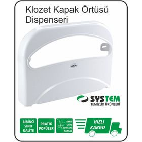 Klozet Beyaz Kapak Örtüsü Dispenseri