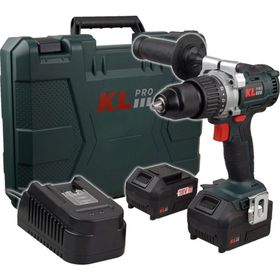 Klpro KLDM1850B 18 volt 5.0 ah Li-on Çift Akülü Kömürsüz Profesyonel Darbeli Matkap