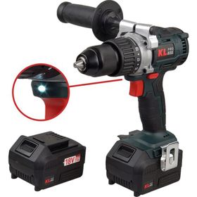 Klpro KLDM1850B 18 volt 5.0 ah Li-on Çift Akülü Kömürsüz Profesyonel Darbeli Matkap