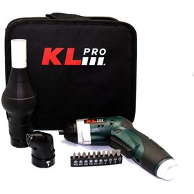 KLPRO Klnm3413 3.6volt /1,3ah Li-ion Şarjlı Tornavida + Köşe Adaptörü + Barbekü Aparatı