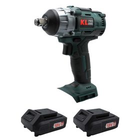 Klpro KLSS18B-20 18 V 2.0 Ah Li-ion Çift Akülü Kömürsüz Profesyonel Şarjlı Somun Sıkma Makinesi