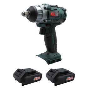 Klpro KLSS18B-20 18 V 2.0 Ah Li-ion Çift Akülü Kömürsüz Profesyonel Şarjlı Somun Sıkma Makinesi