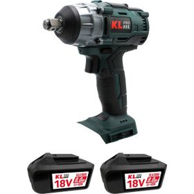 Klpro KLSS18B-80 18 Volt 8.0Ah Li-ion Çift Akülü Kömürsüz Profesyonel Şarjlı Somun Sıkma Makinesi