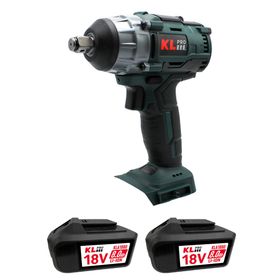 Klpro KLSS18B-80 18 Volt 8.0Ah Li-ion Çift Akülü Kömürsüz Profesyonel Şarjlı Somun Sıkma Makinesi