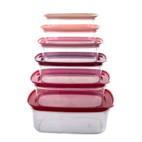 KLT Nest Kırmızı 12 Parça Saklama Set