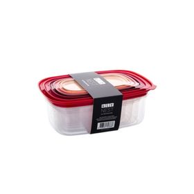 KLT Nest Kırmızı 12 Parça Saklama Set