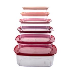 KLT Nest Kırmızı 12 Parça Saklama Set