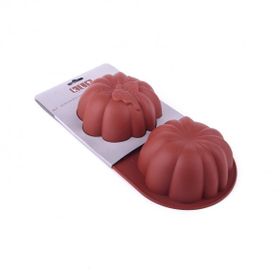 KLT Pumpkin Kırmızı 27x15x6 cm Silikon Kek Kalıbı