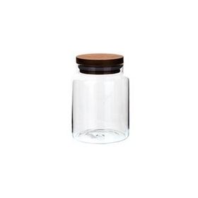 KLT Yv Boğumlu 600 ml Ahşap Kapaklı Kavanoz