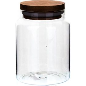 KLT Yv Boğumlu 600 ml Ahşap Kapaklı Kavanoz
