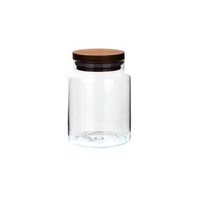 KLT Yv Boğumlu 600 ml Ahşap Kapaklı Kavanoz