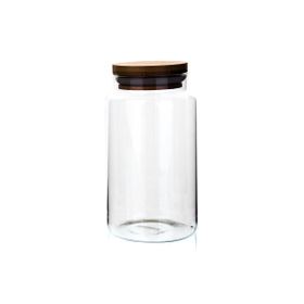 KLT Yv Boğumlu 800 ml Ahşap Kapaklı Kavanoz