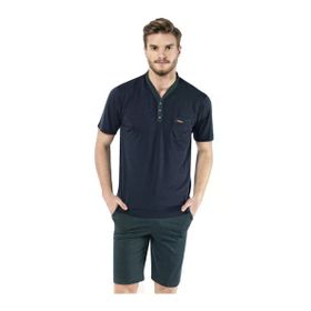 Kly 2109 Erkek Şortlu Pijama Takım