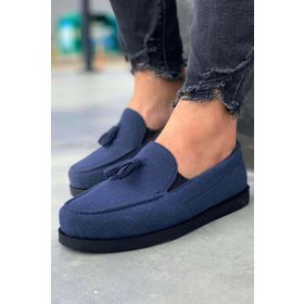 Knack 007 Loafer Mavi Erkek Ayakkabı