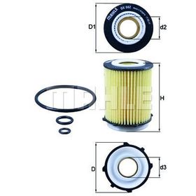 Knecht 270/274 176/246/204CGI/212/CLA C117 Yağ Filtresi