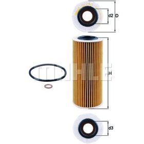 Knecht E61 E70 Yağ Filtresi