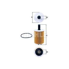 Knecht T5 Caddy Polo Yağ Filtresi