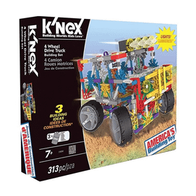 K'Nex KNX/11414 4 Çeker Kamyon Tasarım Seti