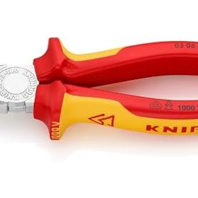 Knipex 03 06 180T İzoleli Elektrikçi Asma Halkalı Pense