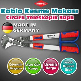 Knipex 95 32 038 Teleskopik Kablo Kesme Makası